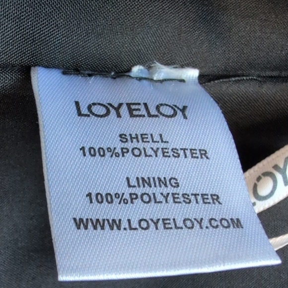 LoyELoy Black Strapless Silky Maxi Sleeveless NWT Dress L M679 - Picture 9 of 9